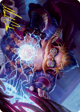 Storm-Kiln Artist Art Card (Gold-Stamped Signature) [Strixhaven: School of Mages Art Series] | Play N Trade Winnipeg