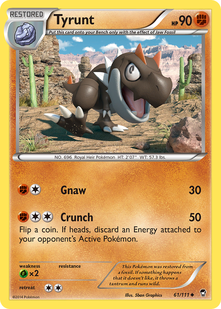 Tyrunt (61/111) [XY: Furious Fists] | Play N Trade Winnipeg