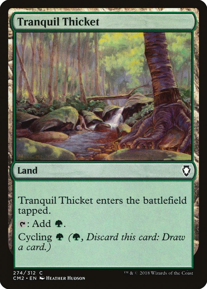 Tranquil Thicket [Commander Anthology Volume II] | Play N Trade Winnipeg