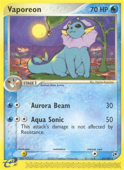 Vaporeon (25/100) [EX: Sandstorm] | Play N Trade Winnipeg