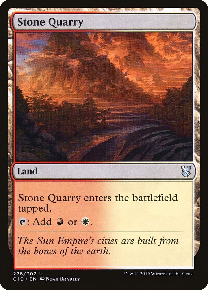 Stone Quarry [Commander 2019] | Play N Trade Winnipeg