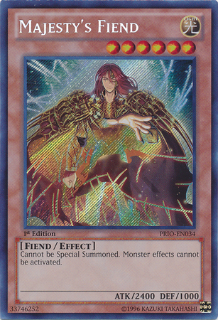 Majesty's Fiend [PRIO-EN034] Secret Rare | Play N Trade Winnipeg