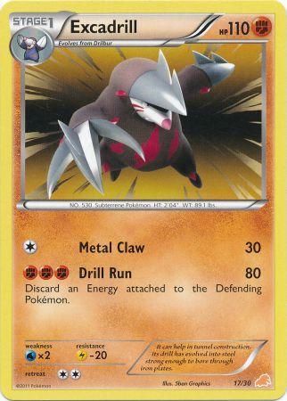 Excadrill (17/30) [Black & White: Trainer Kit - Excadrill] | Play N Trade Winnipeg