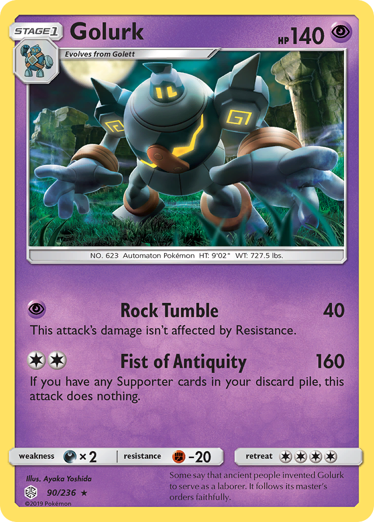 Golurk (90/236) [Sun & Moon: Cosmic Eclipse] | Play N Trade Winnipeg