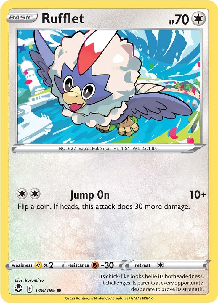 Rufflet (148/195) [Sword & Shield: Silver Tempest] | Play N Trade Winnipeg