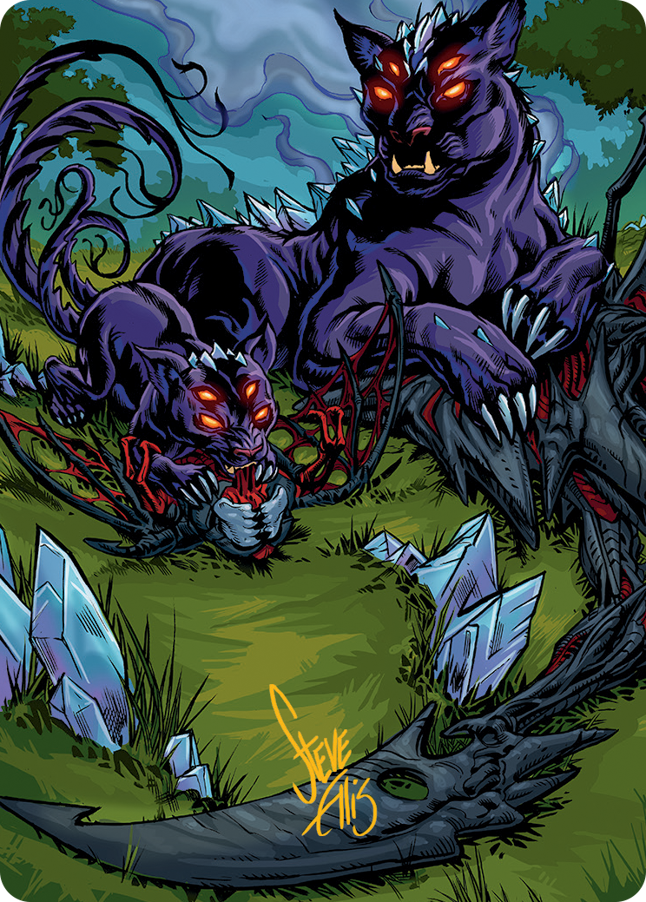 Lurrus of the Dream-Den Art Card (Gold-Stamped Signature) [March of the Machine Art Series] | Play N Trade Winnipeg