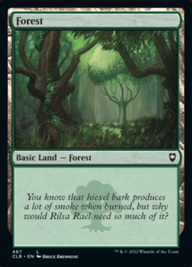 Forest (467) [Commander Legends: Battle for Baldur's Gate] | Play N Trade Winnipeg