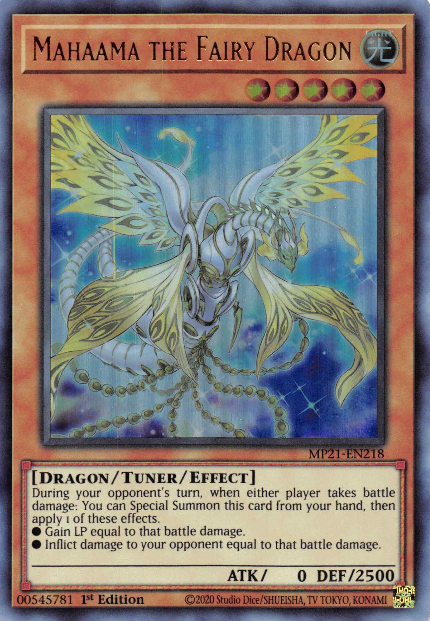 Mahaama the Fairy Dragon [MP21-EN218] Ultra Rare | Play N Trade Winnipeg