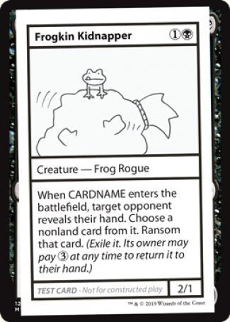 Frogkin Kidnapper (2021 Edition) [Mystery Booster Playtest Cards] | Play N Trade Winnipeg