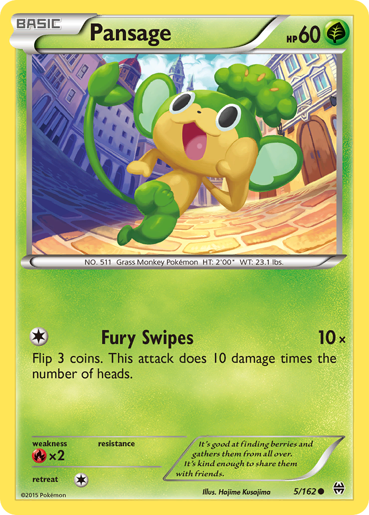 Pansage (5/162) [XY: BREAKthrough] | Play N Trade Winnipeg