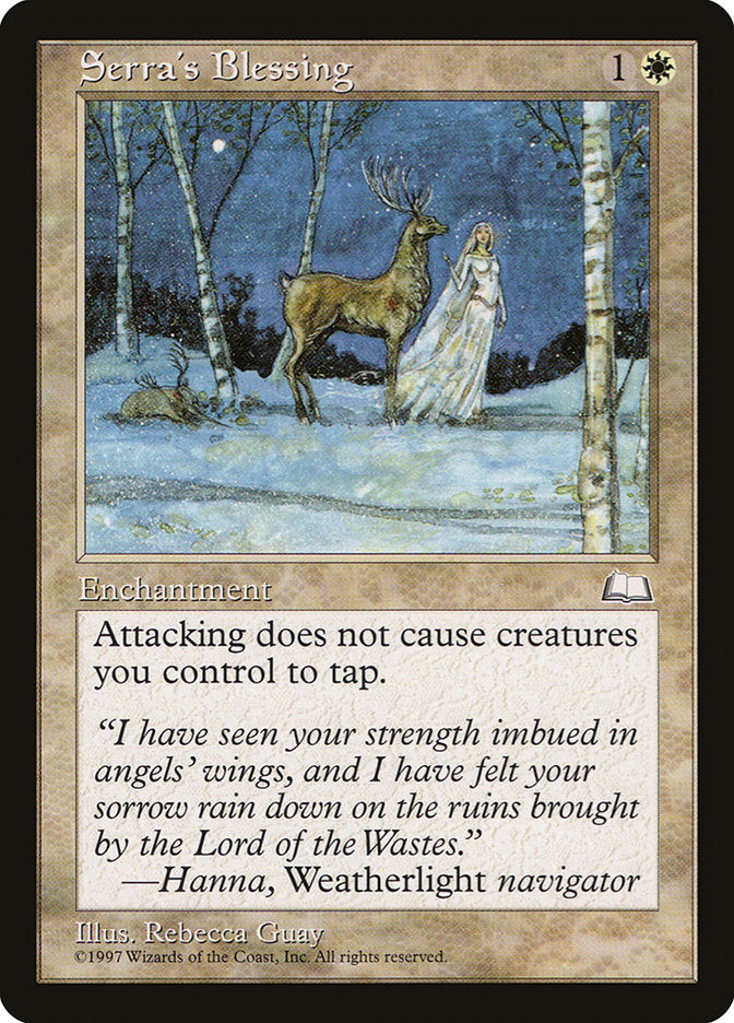 Serra's Blessing [Weatherlight] | Play N Trade Winnipeg