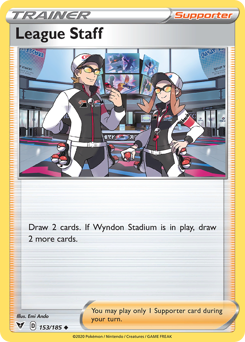 League Staff (153/185) [Sword & Shield: Vivid Voltage] | Play N Trade Winnipeg