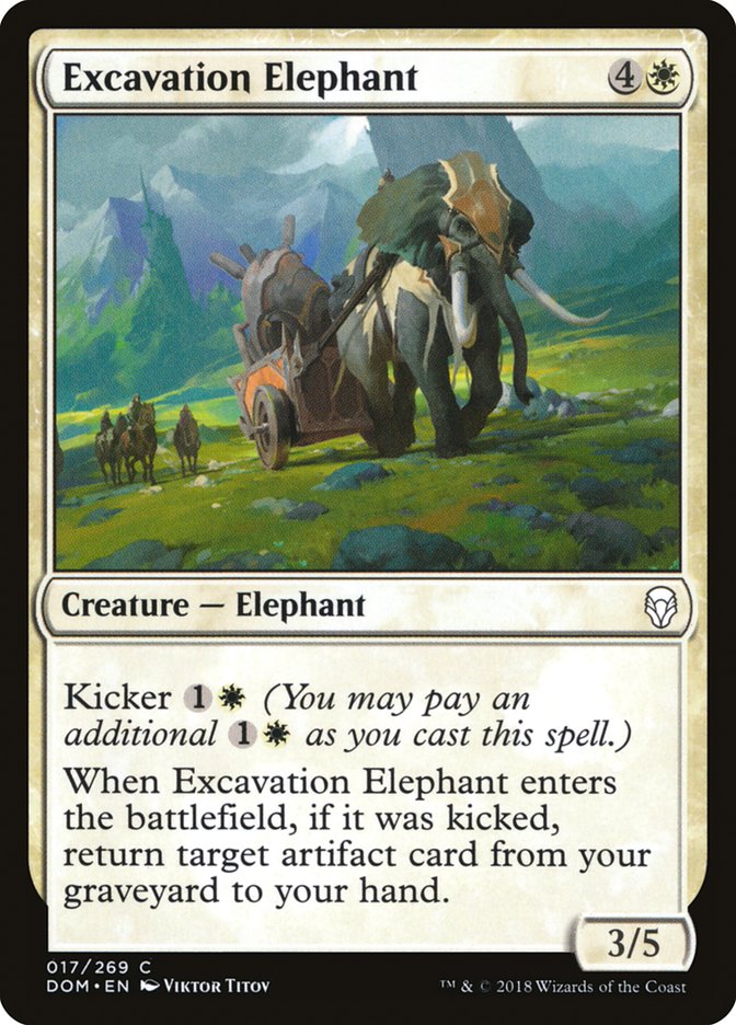 Excavation Elephant [Dominaria] | Play N Trade Winnipeg