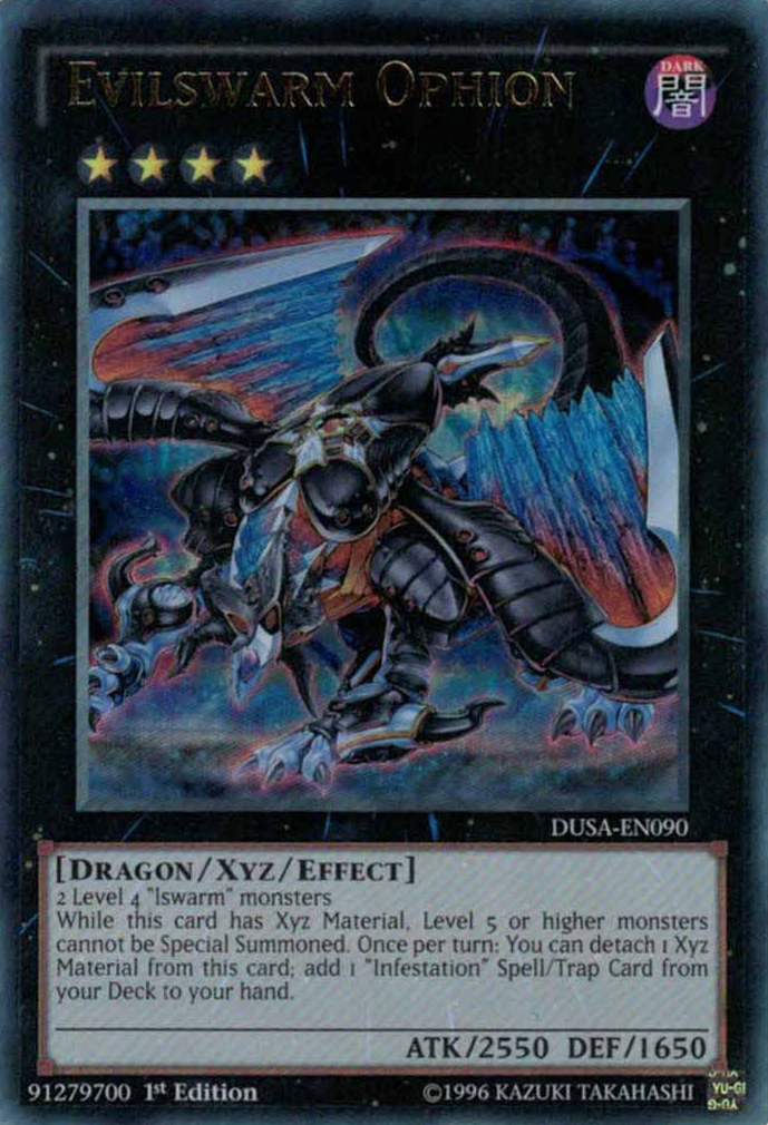 Evilswarm Ophion [DUSA-EN090] Ultra Rare | Play N Trade Winnipeg