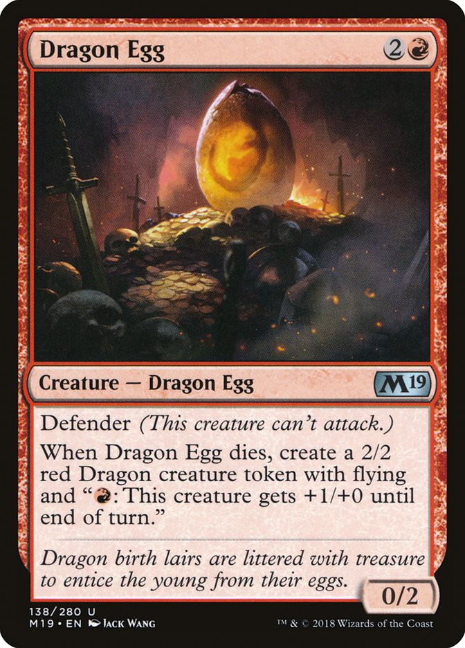 Dragon Egg [Core Set 2019] | Play N Trade Winnipeg