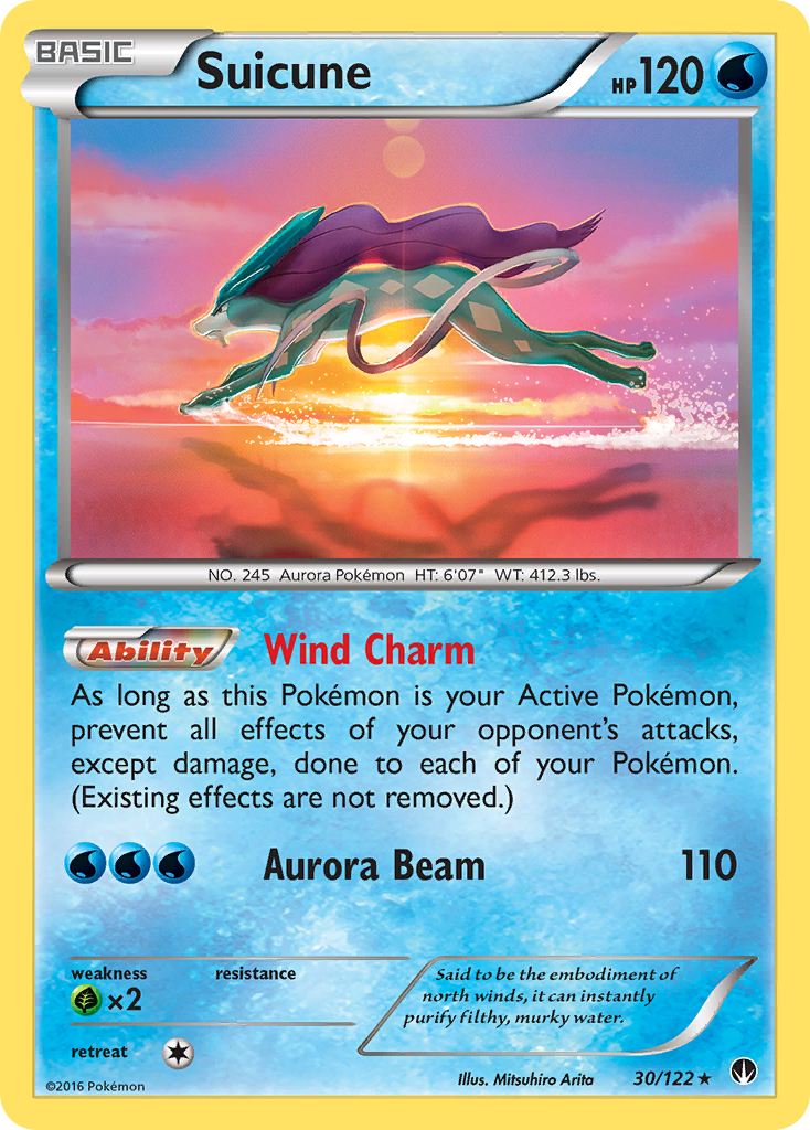 Suicune (30/122) [XY: BREAKpoint] | Play N Trade Winnipeg