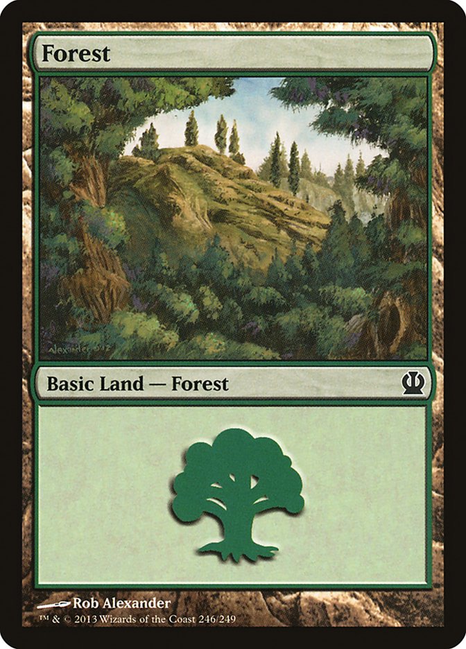 Forest (246) [Theros] | Play N Trade Winnipeg