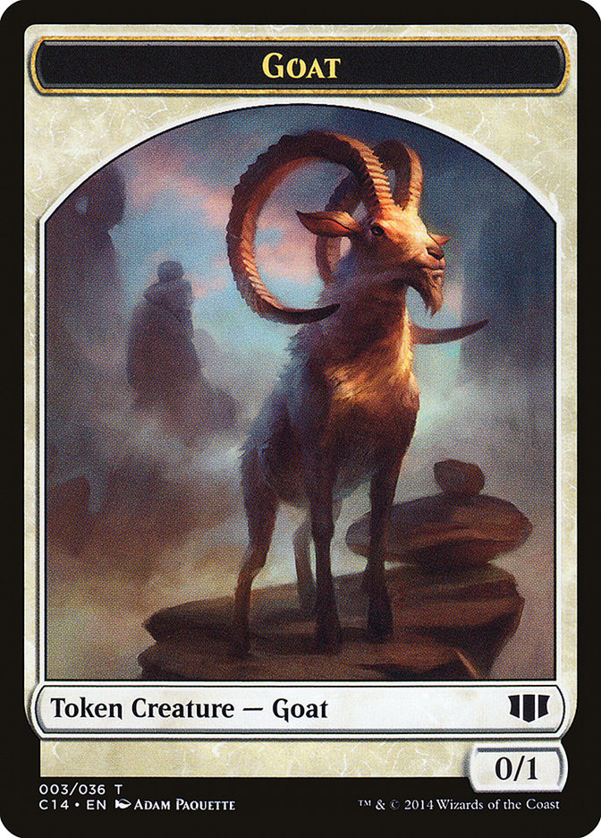 Wurm (033/036) // Goat Double-sided Token [Commander 2014 Tokens] | Play N Trade Winnipeg