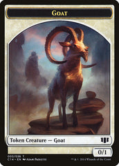 Goblin // Goat Double-sided Token [Commander 2014 Tokens] | Play N Trade Winnipeg