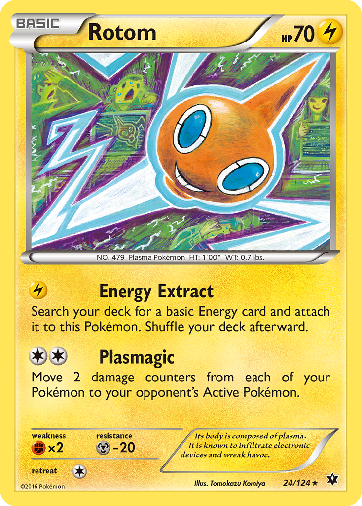 Rotom (24/124) [XY: Fates Collide] | Play N Trade Winnipeg