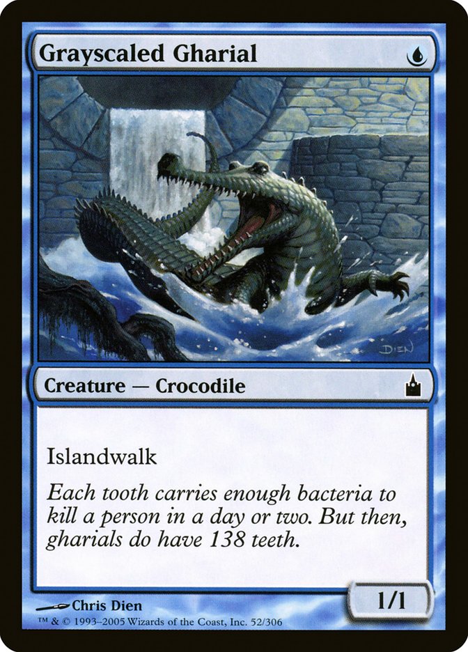Grayscaled Gharial [Ravnica: City of Guilds] | Play N Trade Winnipeg