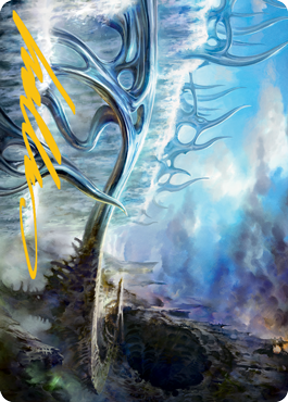 Mistvault Bridge Art Card (Gold-Stamped Signature) [Modern Horizons 2 Art Series] | Play N Trade Winnipeg