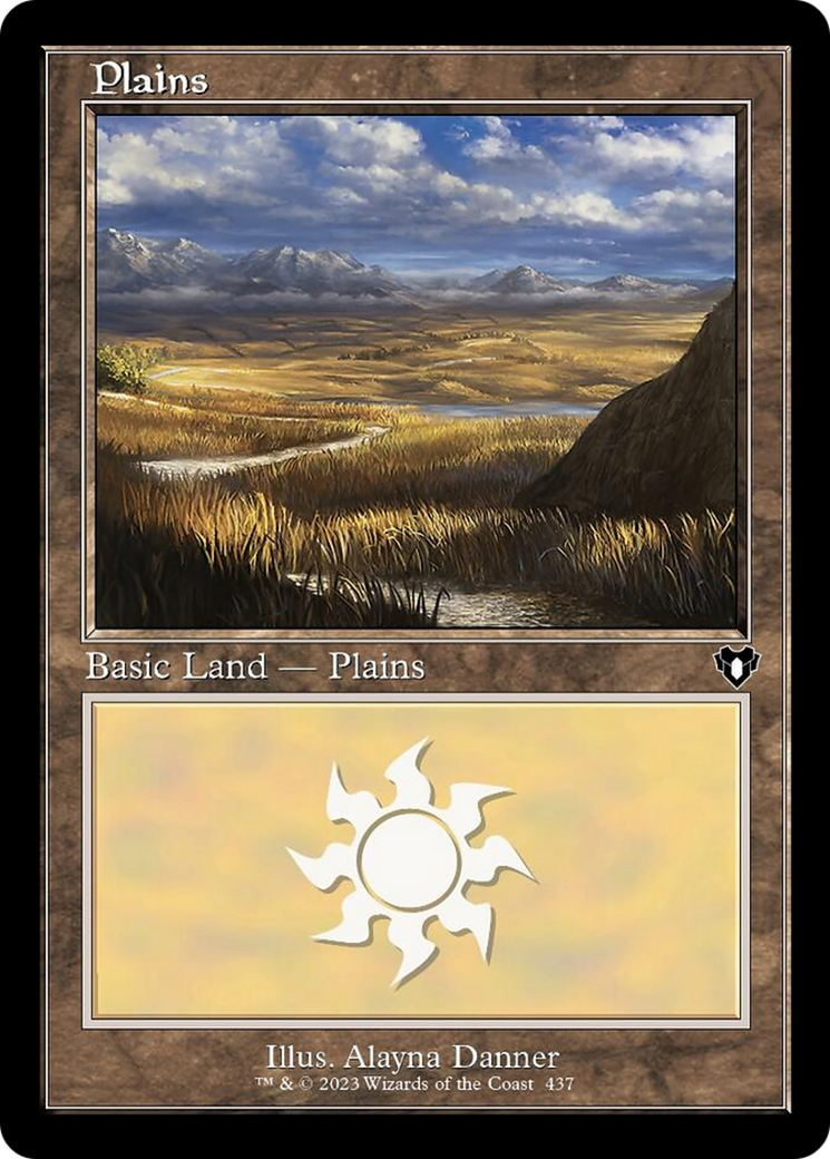 Plains (437) (Retro) [Commander Masters] | Play N Trade Winnipeg