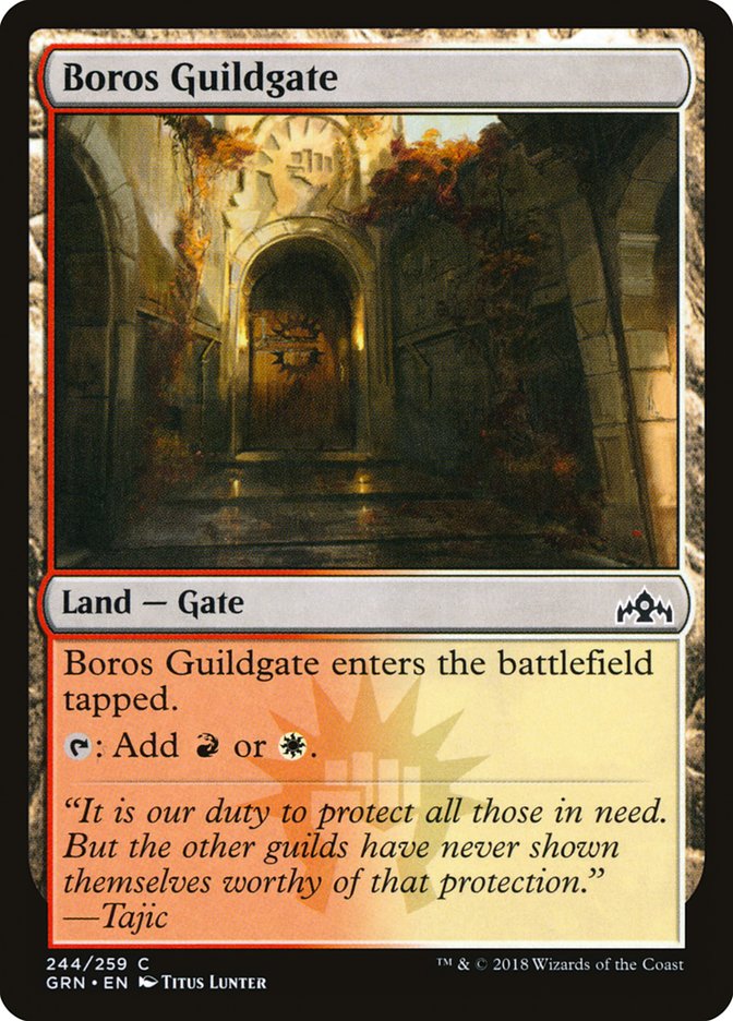 Boros Guildgate (244/259) [Guilds of Ravnica] | Play N Trade Winnipeg