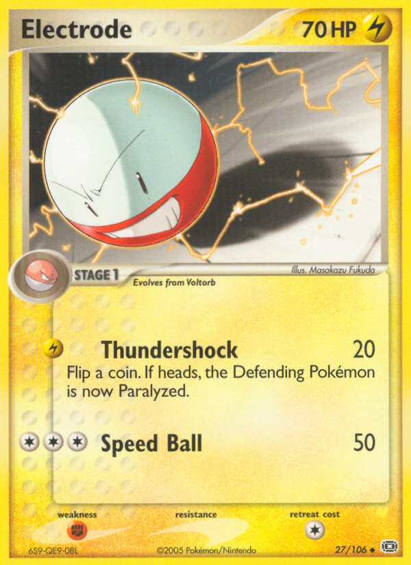 Electrode (27/106) [EX: Emerald] | Play N Trade Winnipeg