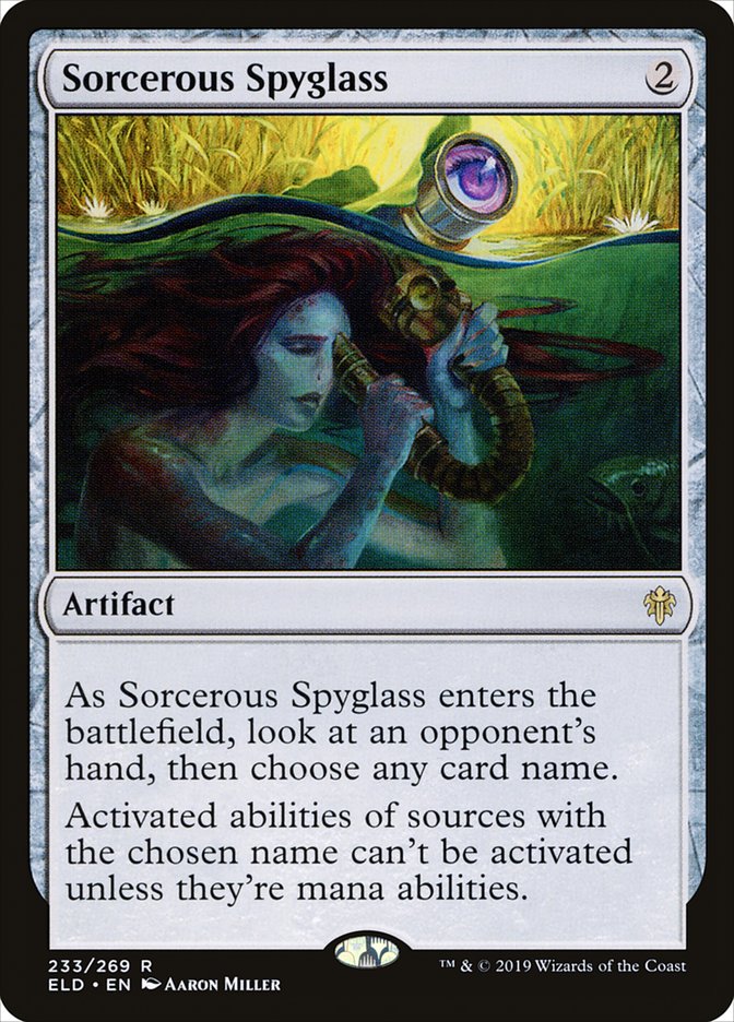 Sorcerous Spyglass [Throne of Eldraine] | Play N Trade Winnipeg