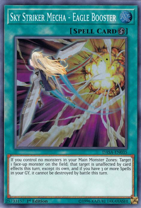 Sky Striker Mecha - Eagle Booster [DASA-EN035] Super Rare | Play N Trade Winnipeg