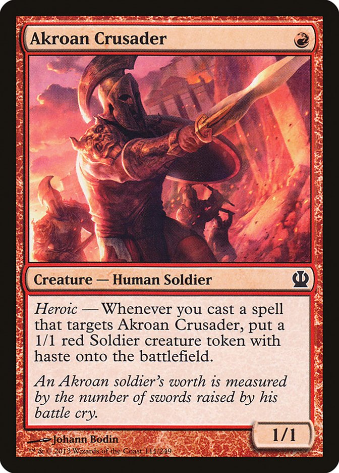 Akroan Crusader [Theros] | Play N Trade Winnipeg
