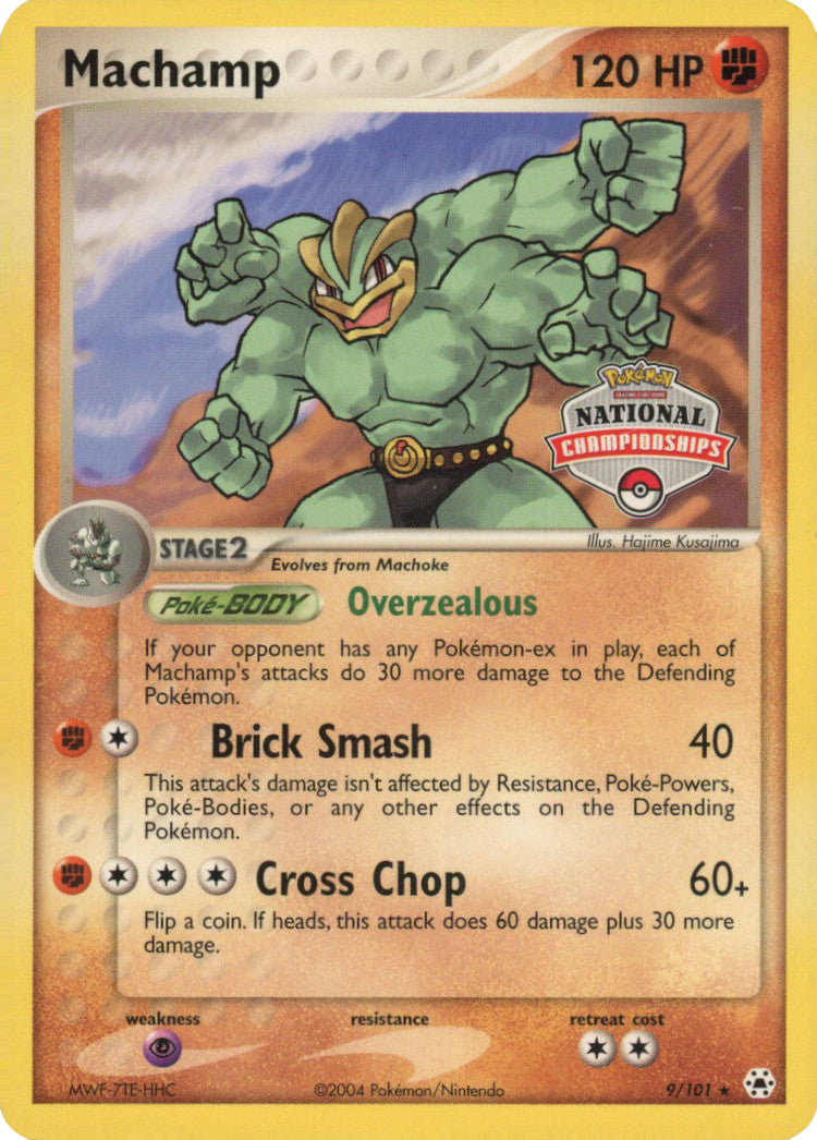 Machamp (9/101) (National Championships Promo) [EX: Hidden Legends] | Play N Trade Winnipeg