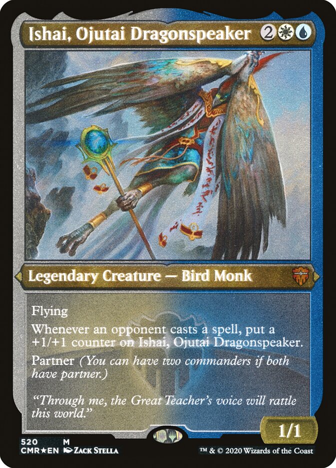 Ishai, Ojutai Dragonspeaker (Etched) [Commander Legends] | Play N Trade Winnipeg