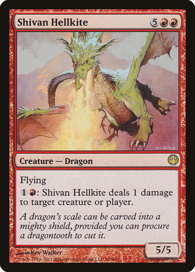 Shivan Hellkite [Duel Decks: Knights vs. Dragons] | Play N Trade Winnipeg