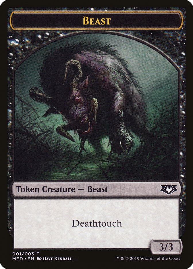 Beast [Mythic Edition Tokens] | Play N Trade Winnipeg