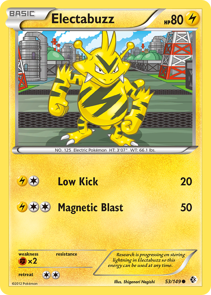 Electabuzz (53/149) [Black & White: Boundaries Crossed] | Play N Trade Winnipeg