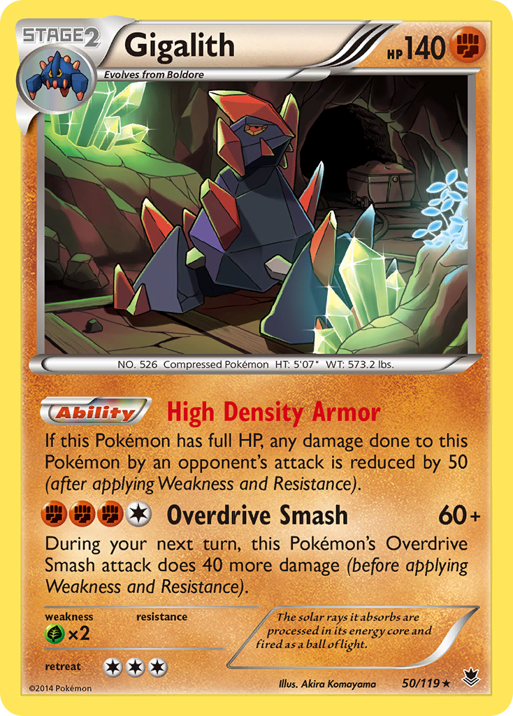 Gigalith (50/119) [XY: Phantom Forces] | Play N Trade Winnipeg