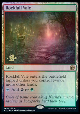 Rockfall Vale [Innistrad: Midnight Hunt Prerelease Promos] | Play N Trade Winnipeg