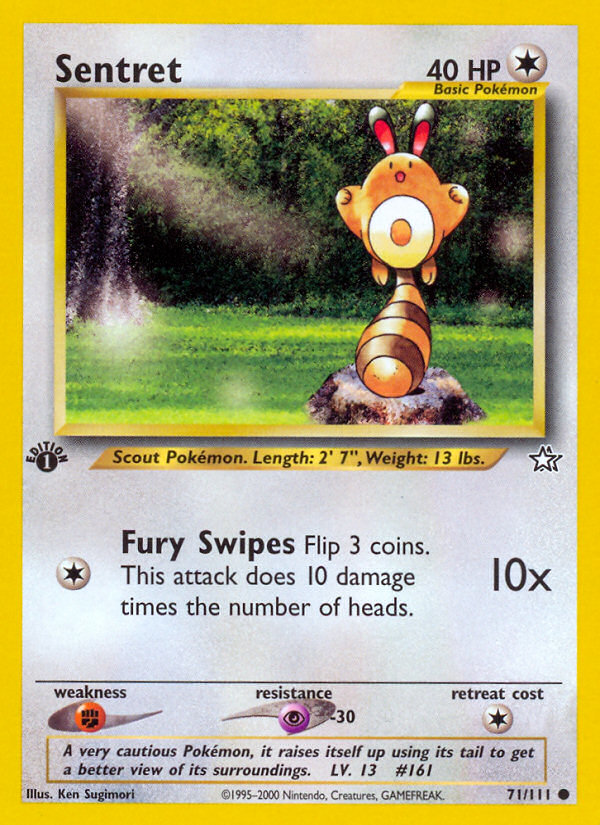 Sentret (71/111) [Neo Genesis 1st Edition] | Play N Trade Winnipeg