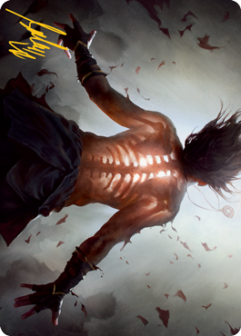 Piercing Rays Art Card (Gold-Stamped Signature) [Modern Horizons 2 Art Series] | Play N Trade Winnipeg