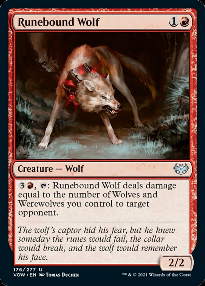 Runebound Wolf [Innistrad: Crimson Vow] | Play N Trade Winnipeg