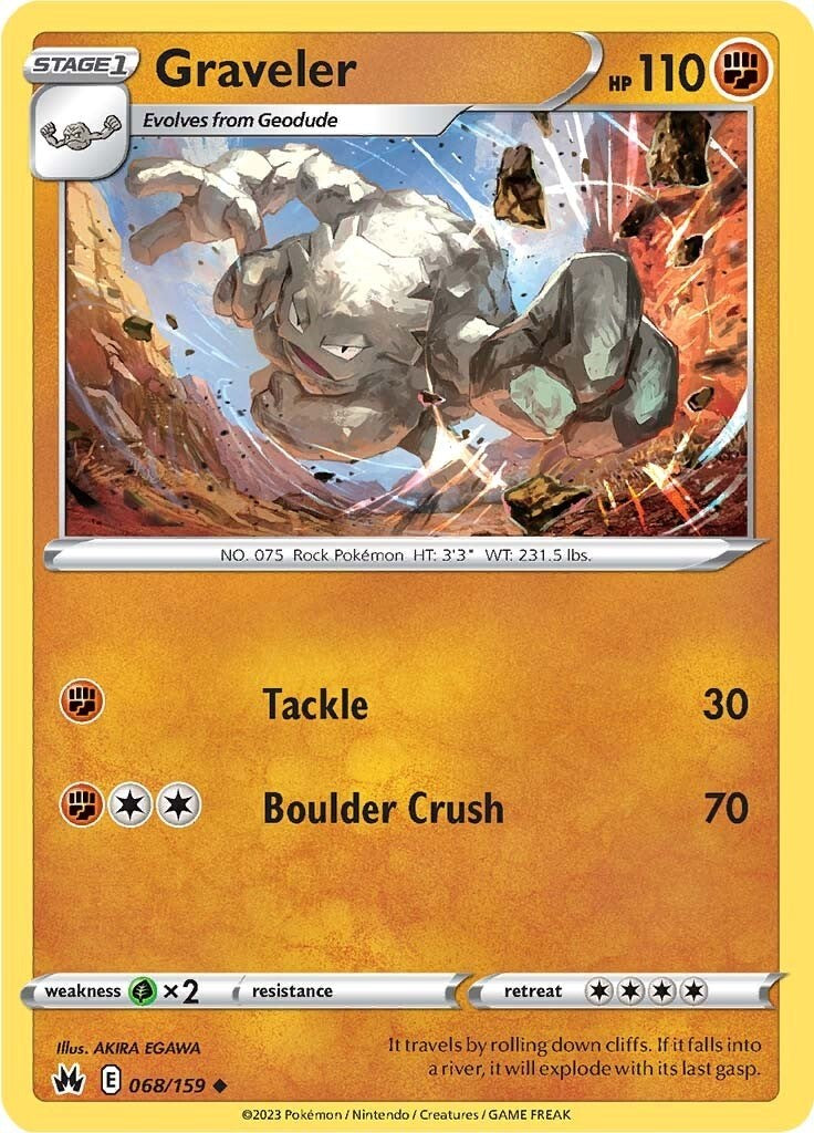 Graveler (068/159) [Sword & Shield: Crown Zenith] | Play N Trade Winnipeg