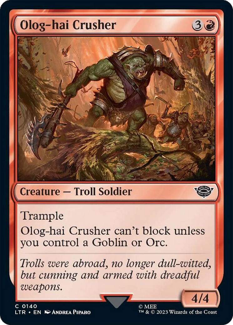 Olog-hai Crusher [The Lord of the Rings: Tales of Middle-Earth] | Play N Trade Winnipeg