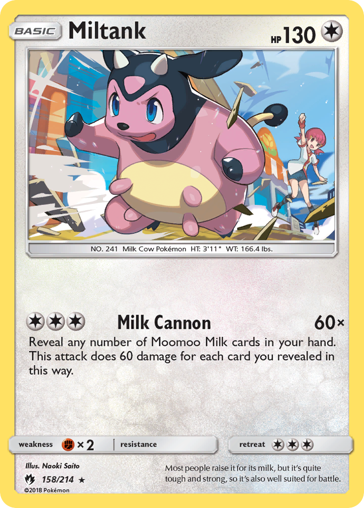 Miltank (158/214) [Sun & Moon: Lost Thunder] | Play N Trade Winnipeg