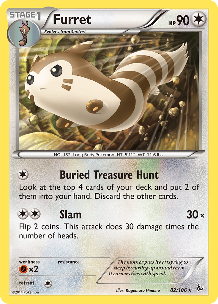 Furret (82/106) [XY: Flashfire] | Play N Trade Winnipeg