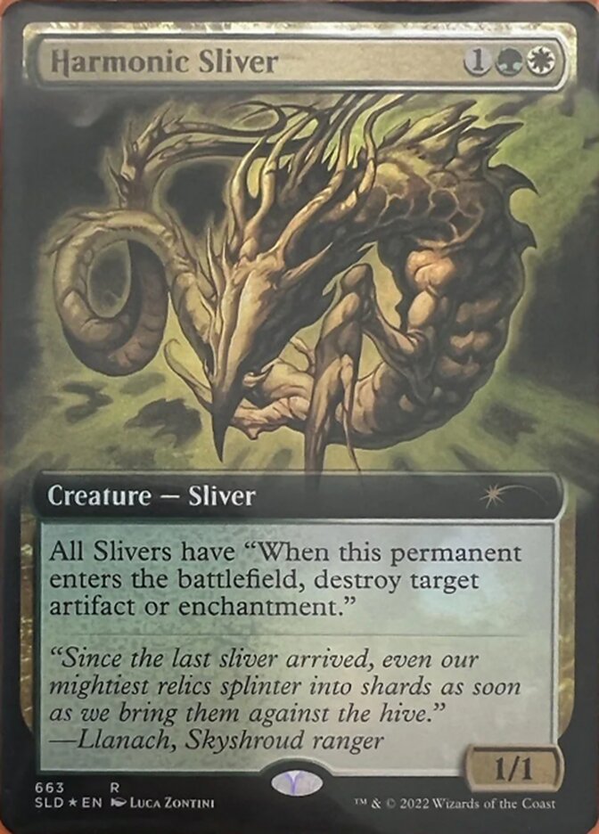 Harmonic Sliver (Extended Art) [Secret Lair Drop Promos] | Play N Trade Winnipeg