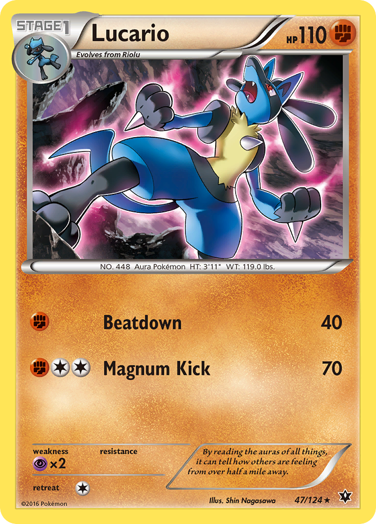 Lucario (47/124) [XY: Fates Collide] | Play N Trade Winnipeg