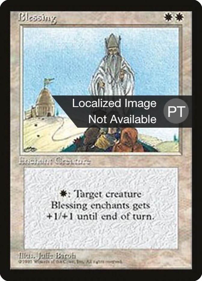 Blessing [Fourth Edition (Foreign Black Border)] | Play N Trade Winnipeg