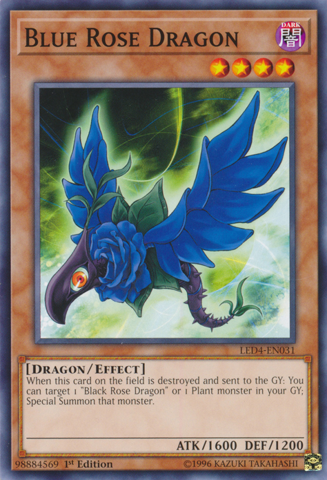 Blue Rose Dragon [LED4-EN031] Common | Play N Trade Winnipeg